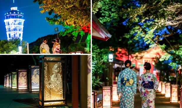 江之島燈籠祭2026夏日登場!1000基燈籠點亮夜空,5米巨型燈籠與貝殼風鈴超夢幻