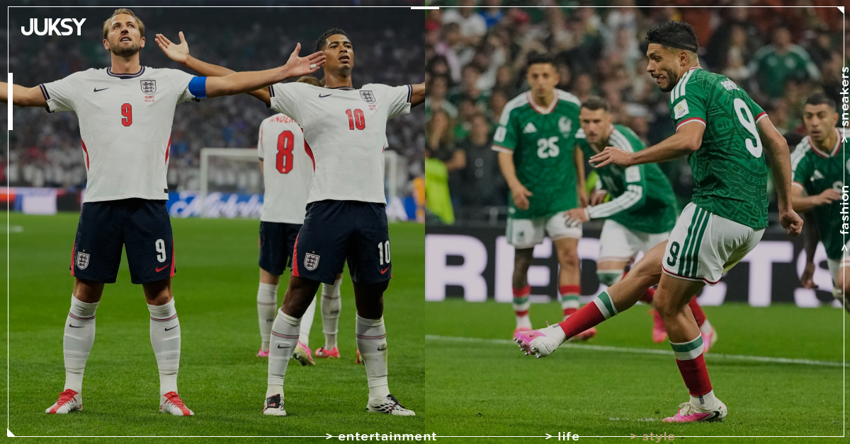 世界盃／英格蘭 3:2 險勝墨西哥！Bellingham 梅開二度、Kane 點球建功，少打一人仍挺進 8 強
