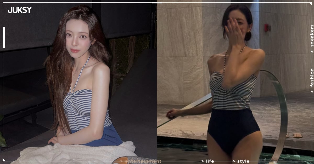 ITZY Yuna 申有娜泳裝照打臉墊臀謠言!S 型曲線引網友驚:「這比例真的太誇張!」
