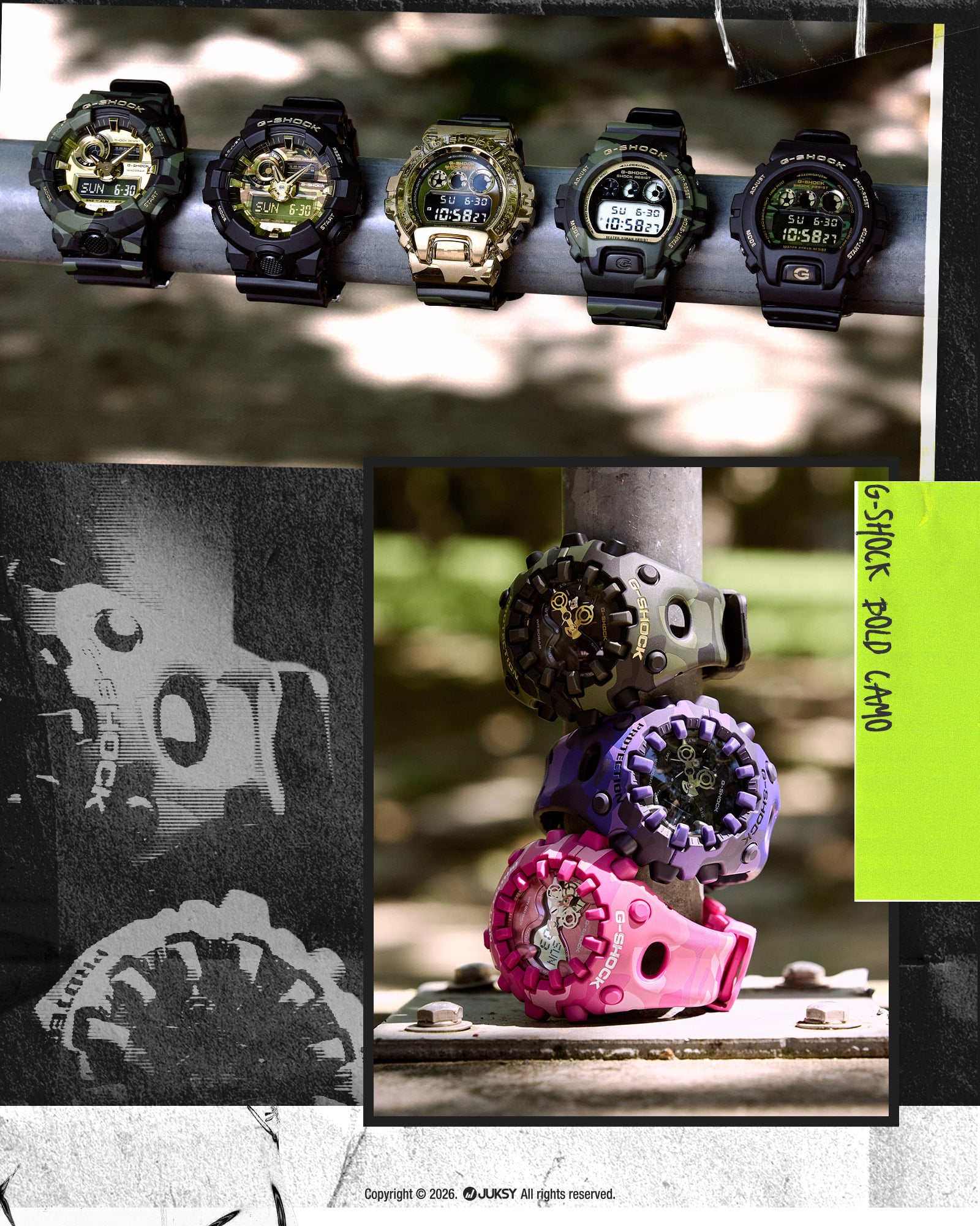 城市就是我的專屬滑板場!一窺林家元的都市叢林生存法則,G-SHOCK BOLD CAMO 街頭迷彩系列讓你一秒變身全場焦點
