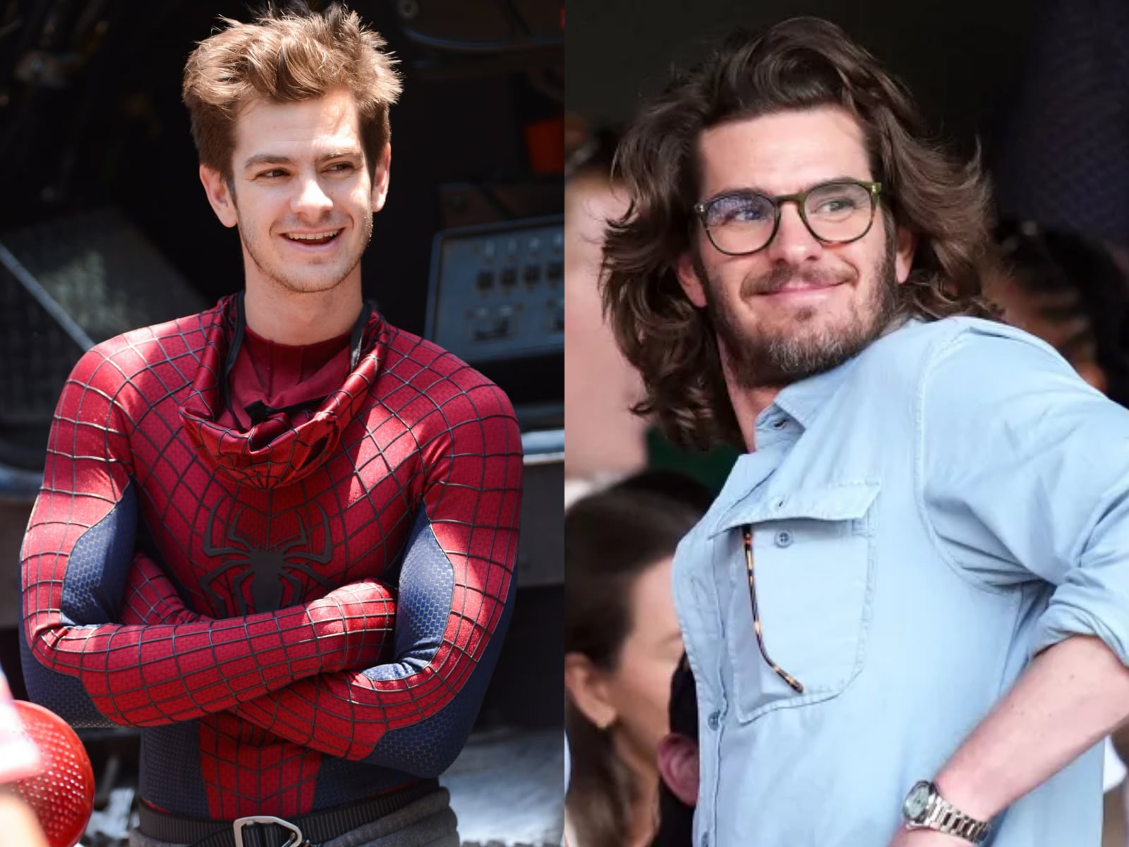 安德魯加菲爾德 Andrew Garfield 與女友溫網觀眾席！長捲髮新造型掀脆熱議！