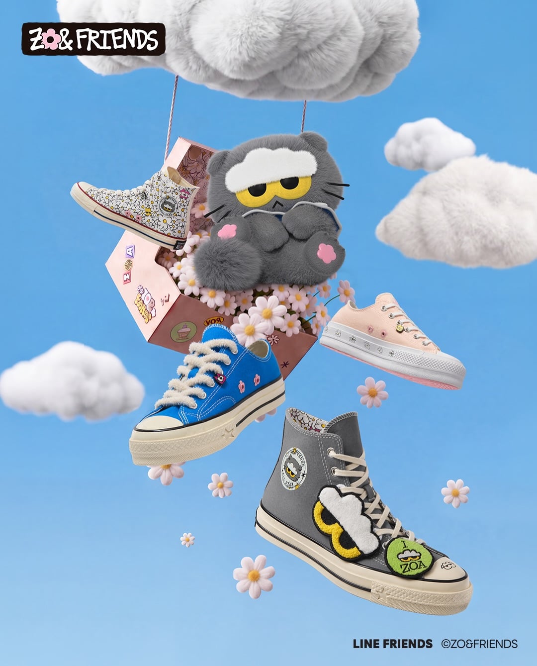 GD 權志龍品牌 ZOA x Converse 聯名台灣發售公開!4 雙鞋款細節亮點一次看!