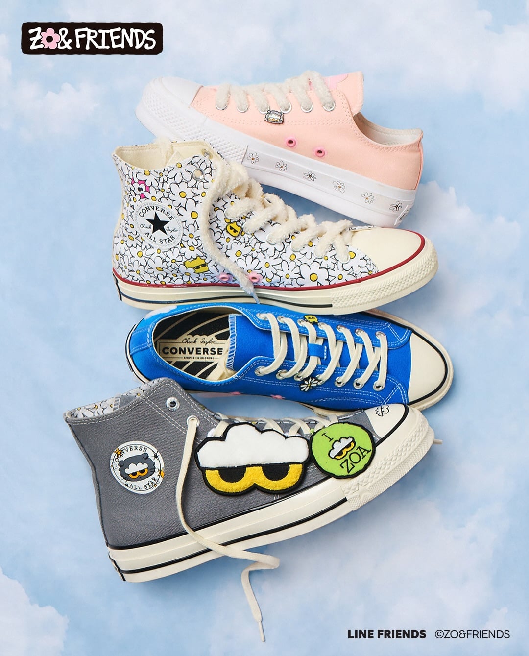 GD 權志龍品牌 ZOA x Converse 聯名台灣發售公開!4 雙鞋款細節亮點一次看!