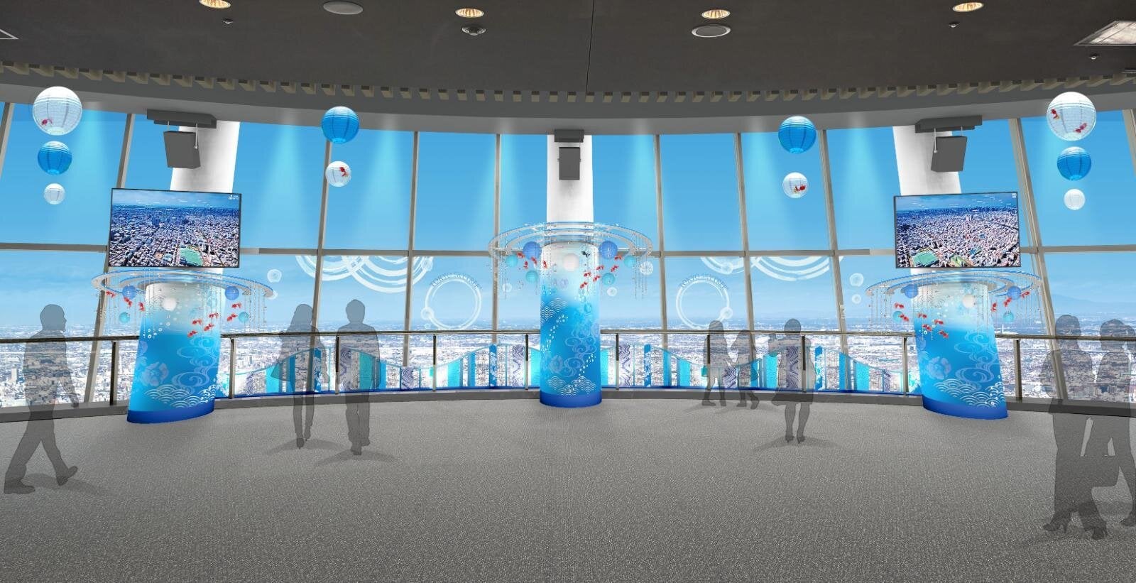 東京晴空塔夏日限定「涼空絕景」登場!金魚果凍汽水、特別燈光秀必朝聖,7月14日開跑