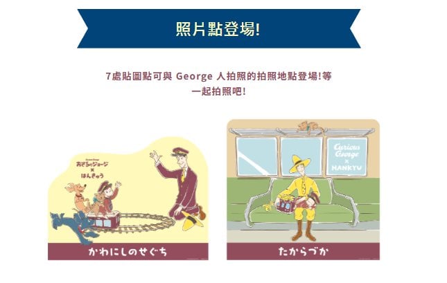 好奇猴喬治 × 阪急電鐵聯名啟動!3編成彩繪列車、24款周邊商品、限定甜點搶先看