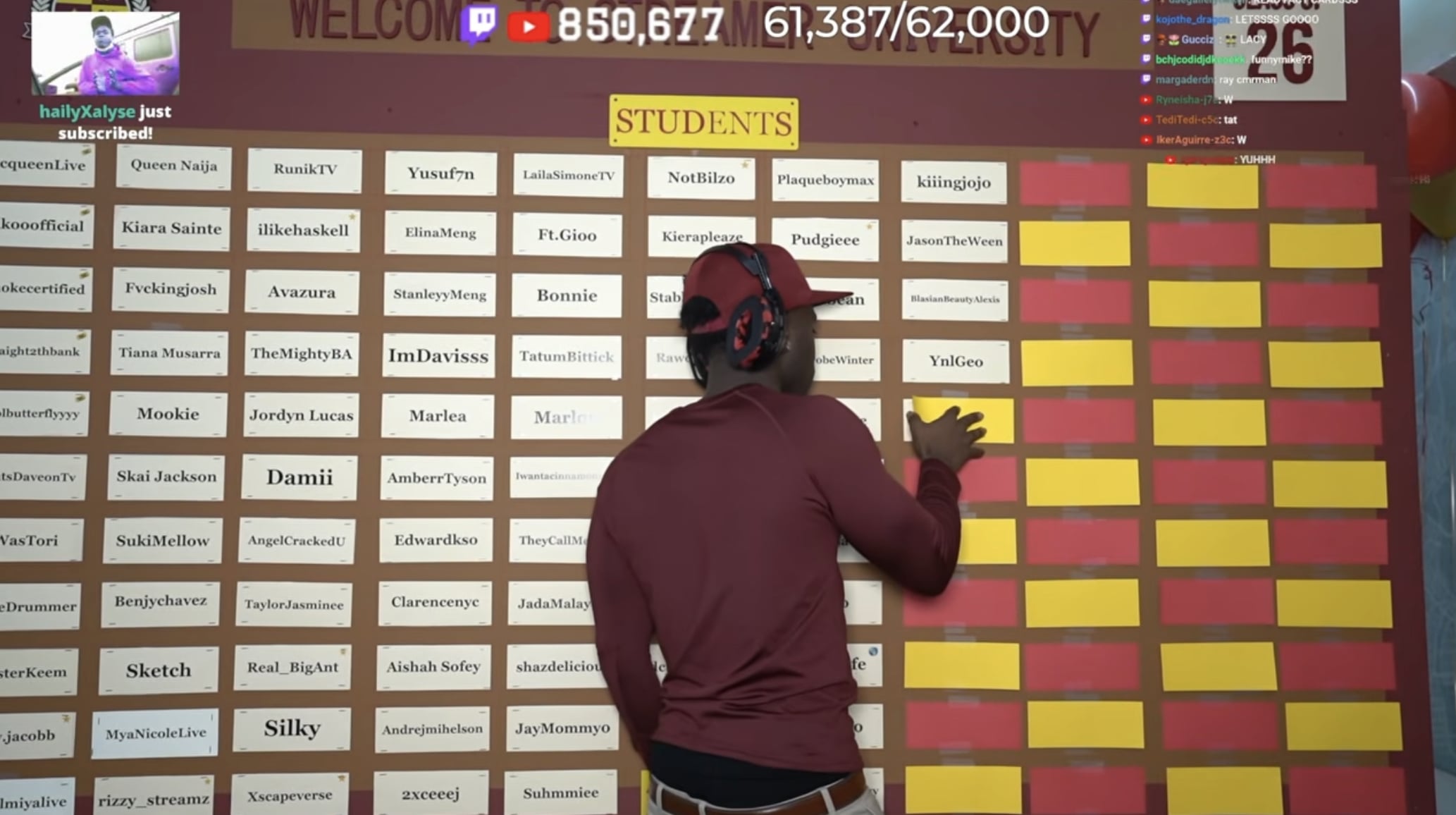 Kai Cenat 結束多月空窗正式回歸!Streamer University 2026 入選名單直播揭曉