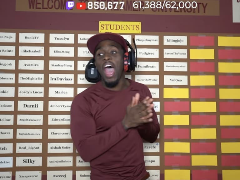Kai Cenat 結束多月空窗正式回歸！Streamer University 2026 入選名單直播揭曉