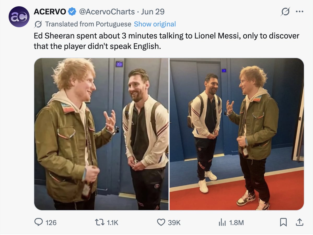 梅西 Lionel Messi 撞臉矮袋鼠！摳手指露小表情畫面引網笑翻：「回不去了！」