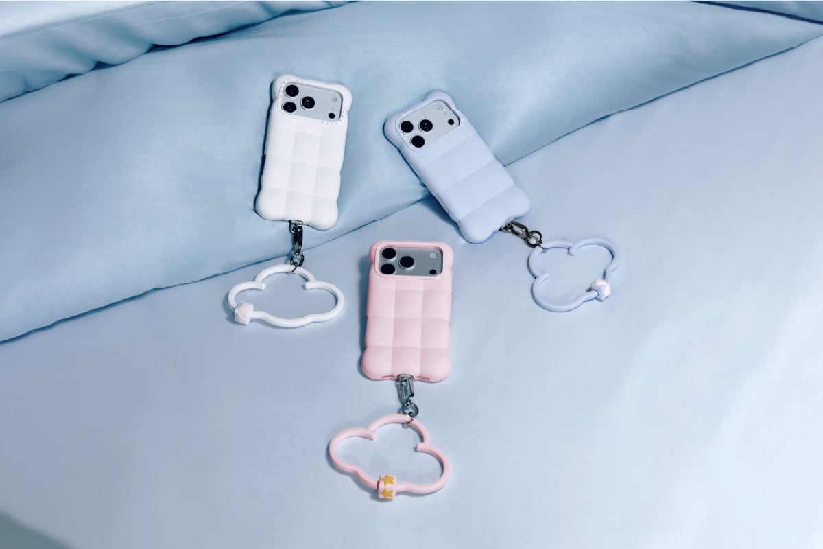 CASETiFY 推出「雲朵系列」手機殼狂讚爆!3 款夢幻配色、軍規防摔、Messy Mark 快閃咖啡廳必朝聖!