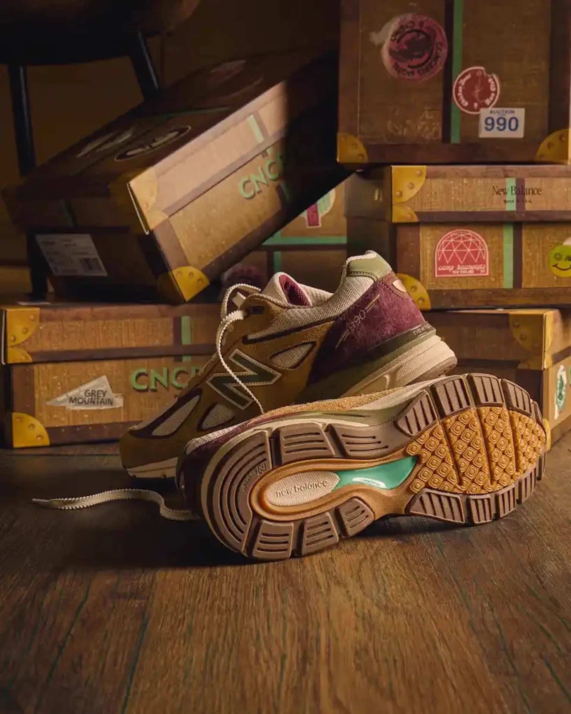 CONCEPTS x New Balance 990v4「Patina」重磅發表!靈感源自古董旅行箱、仿舊皮革質感滿分!