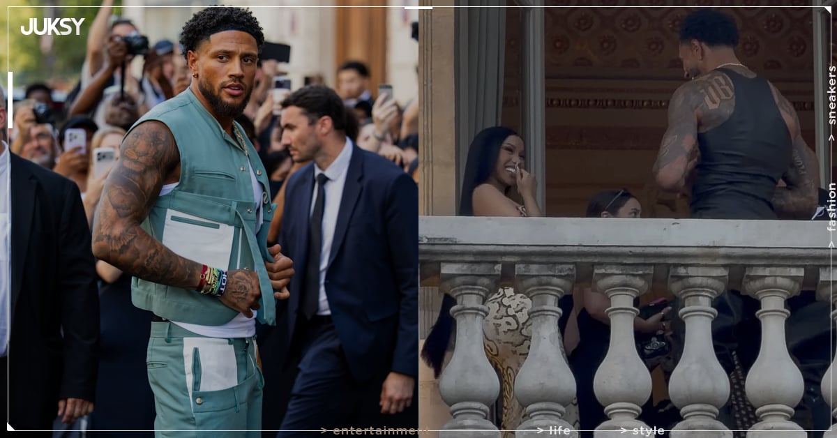 Cardi B 巴黎時裝週牽手奈及利亞足球員 Maduka Okoye!甜蜜互動掀新戀情猜測!