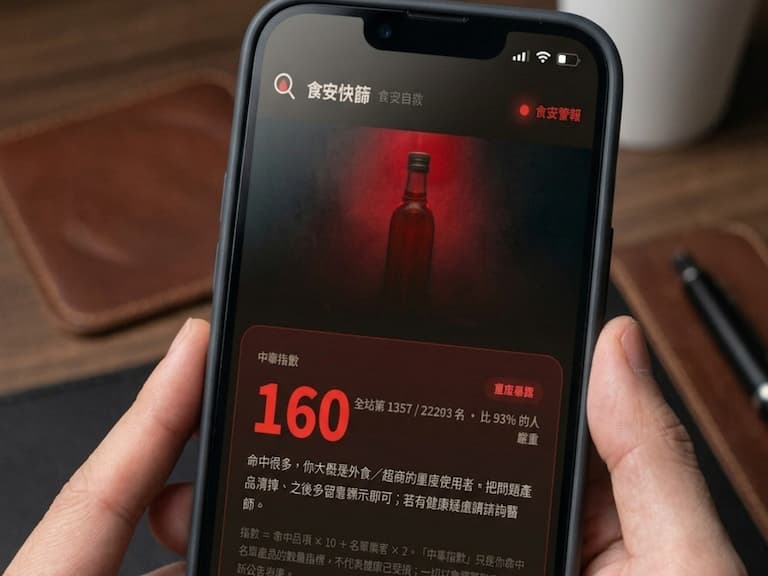 載具 App 可測「超商油中毒指數功能」！發票食安快篩結果出爐引網熱議！
