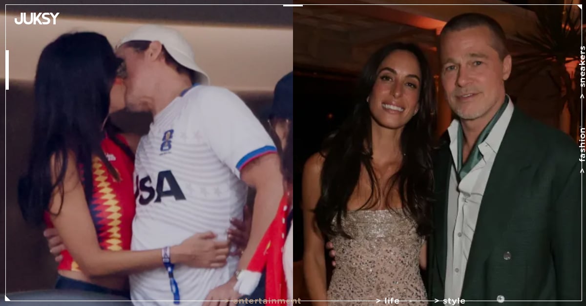 布萊德彼特 Brad Pitt 和女友世界盃公開閃!甜吻畫面全被拍掀熱議!
