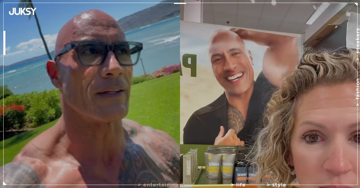 《海洋奇緣》巨石強森光頭代言洗髮精品牌!Tik Tok 網紅:「所以不要放棄夢想!」