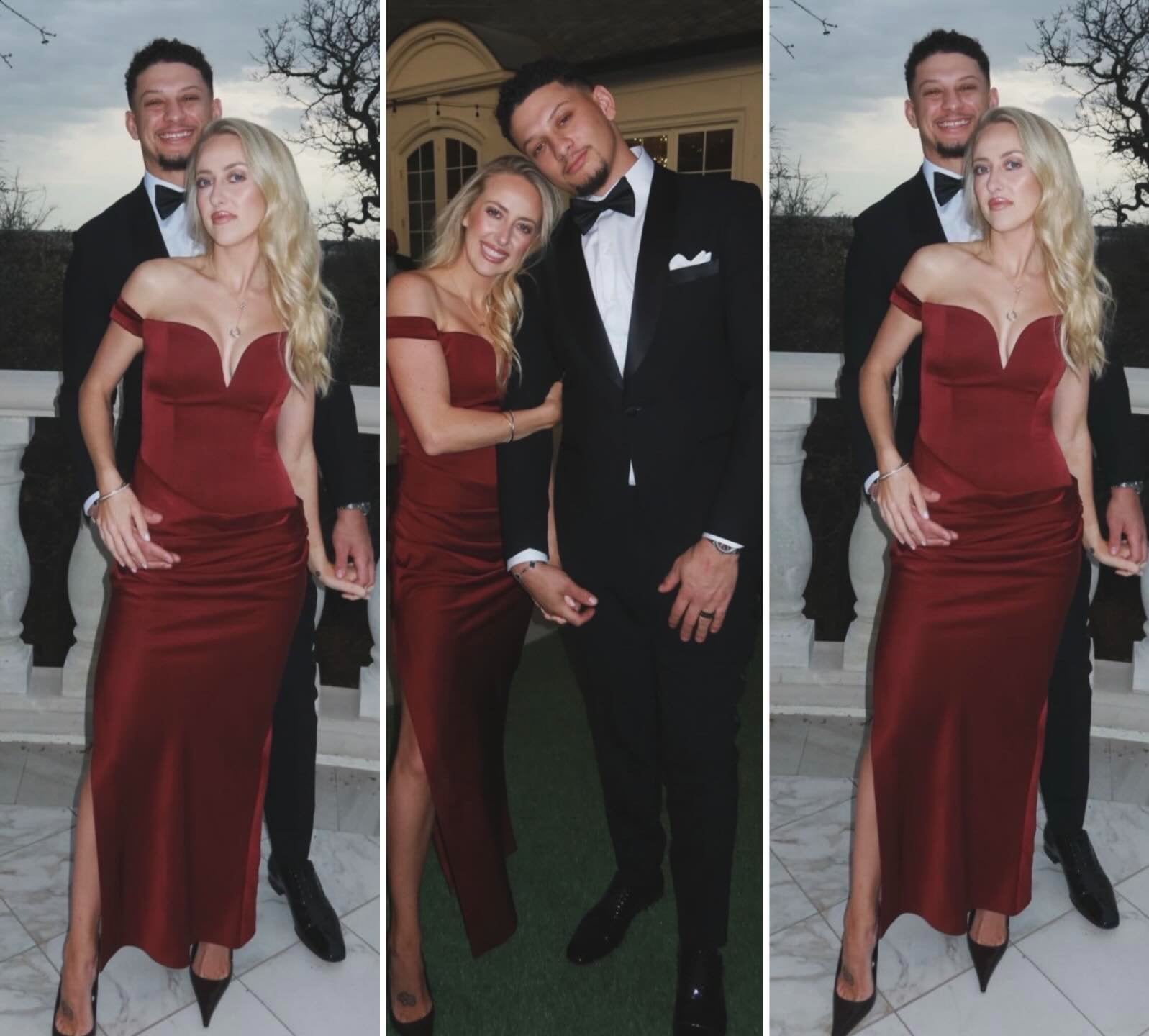 布蘭特妮·馬霍姆斯 Brittany Mahomes 婚禮造型大翻身!1690美元珊瑚禮服一穿網友全瘋狂:「被這色系迷住了!」