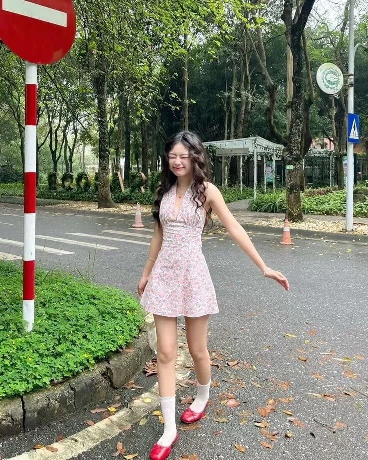 碎花裙穿搭