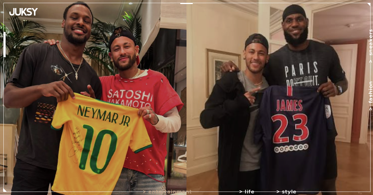 皇太子 Bronny James 曬 Neymar Jr. 親簽球衣!合照曝光體型差距掀熱議!