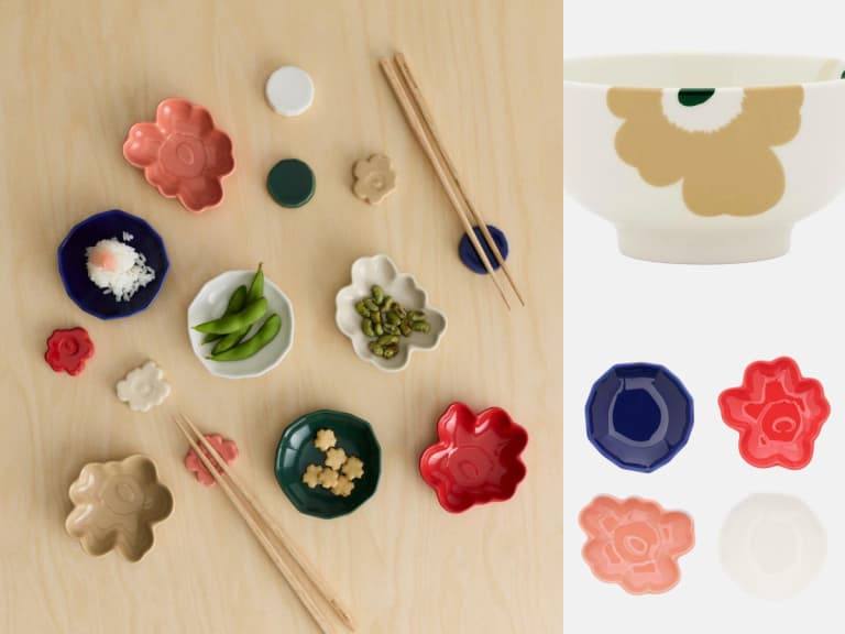 Marimekko「Unikko」食器系列登陸日本！小盤、豆皿、箸置3款新品，8月上市