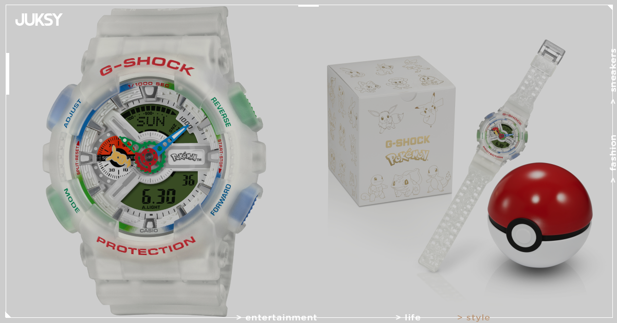 G-SHOCK × 寶可夢 30 週年聯名錶「GA-110PKM」曝光!皮卡丘指針、30 隻寶可夢錶帶⋯販售資訊一次看!