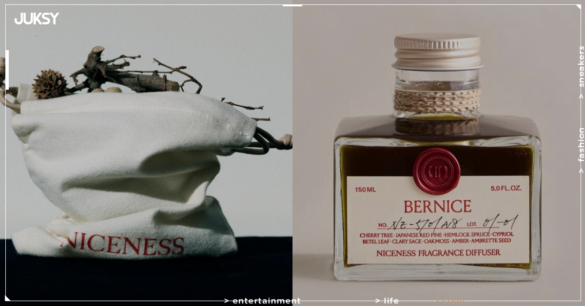 NICENESS 首款香氛「BERNICE」登場！赤松、櫻花天然素材打造森林城市香氣，7月中旬恵比寿開賣