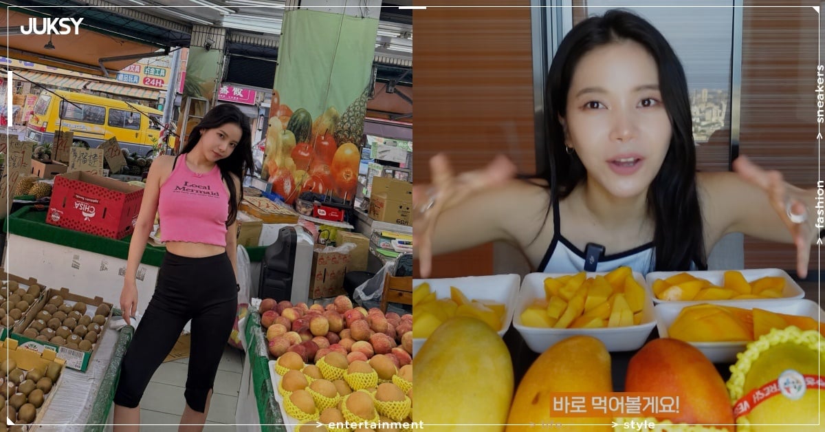 MAMAMOO 頌樂愛上台灣芒果！現身水果攤親自挑選，網笑：「完全在地化！」