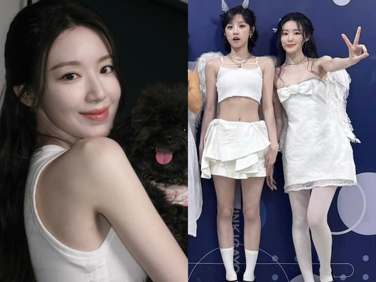 i-dle 舒華身高 161 白到分不出絲襪？官方合照曝光，網友全看傻！