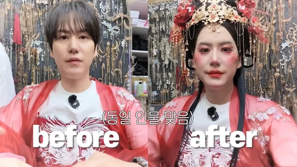 Super Junior 圭賢上海挑戰「網紅妝」絕美神顏引熱議!網友大讚:「美到不行!」