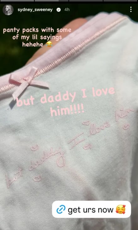席德妮史威尼 Sydney Sweeney IG 內衣字樣惹怒泰勒絲粉絲!網酸:「太巧了吧!」