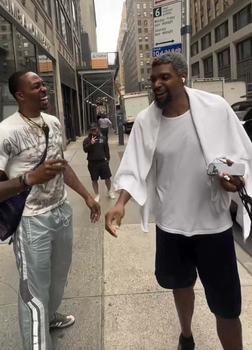 Dwight Howard 紐約街頭慘被認成 Bam Adebayo!轉身又巧遇退休多年 Andrew Bynum,超荒謬場景讓網友笑翻!