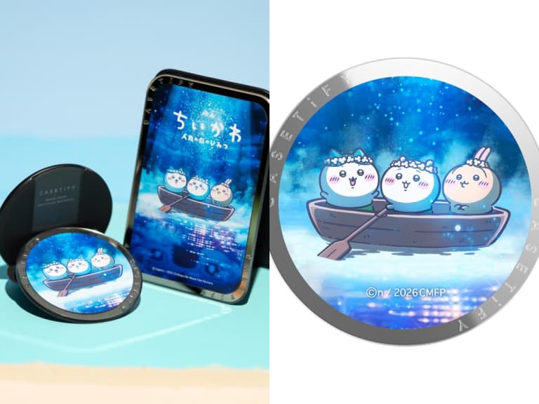 CASETiFY × 《映画ちいかわ 人魚の島のひみつ》聯名手機殼上市！卡片夾、握把全系列7月24日開賣