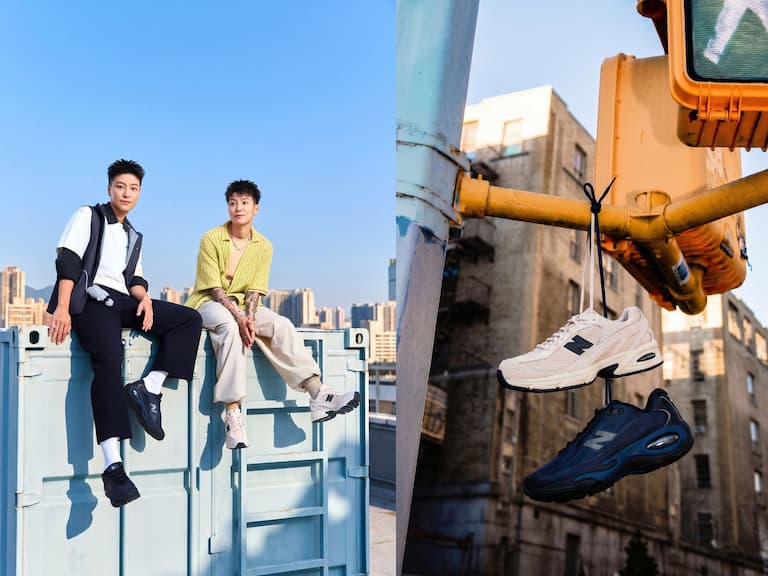 最帥雙胞胎演繹反差美學！ Yin 與 Yei 換上 New Balance 釋放玩心，用509 與 AC Runner 踩出截然不同的夏日出色穿搭！