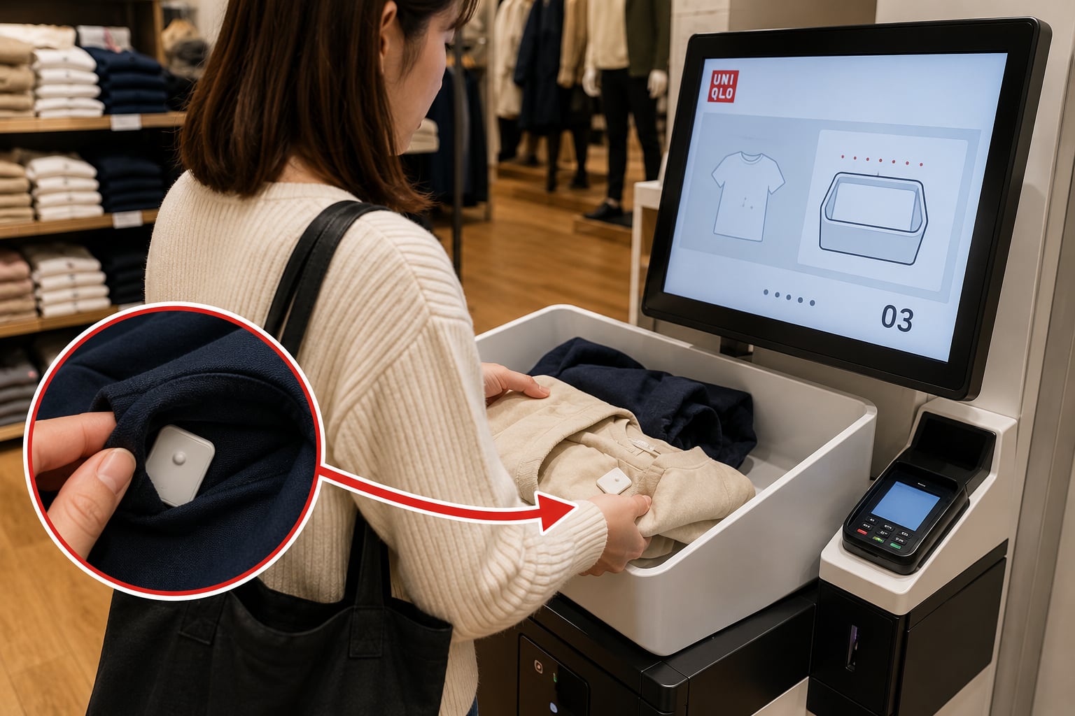 日本 UNIQLO 自助結帳多付錢？網紅警示：「恐替小偷買單！」