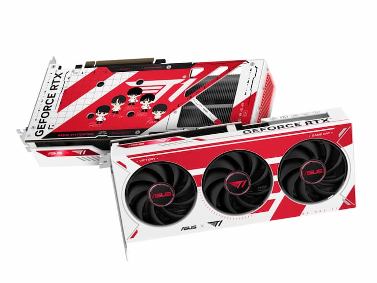 英雄聯盟世界冠軍 T1 × 華碩聯名顯示卡明起上市！RTX 5070 / 5060 Ti 設計狂到爆，粉絲必收藏！