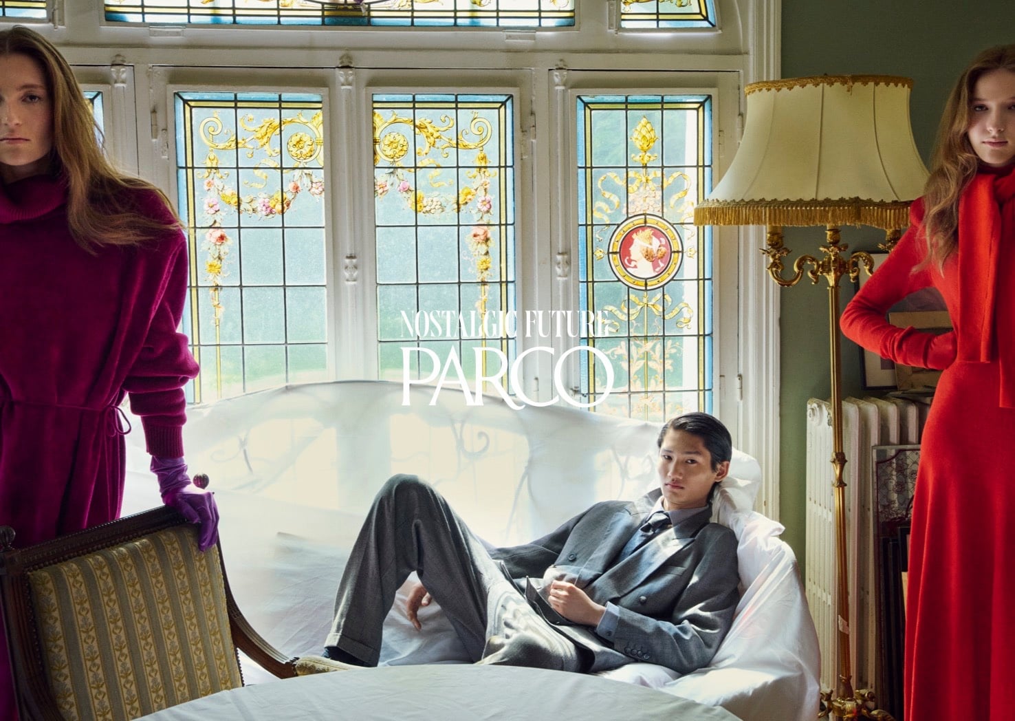 PARCO 2026 年秋冬系列廣告大片公開!攜手前《Purple》藝術總監 Christophe Brunnquell,交織過去與未來的「NOSTALGIC FUTURE」