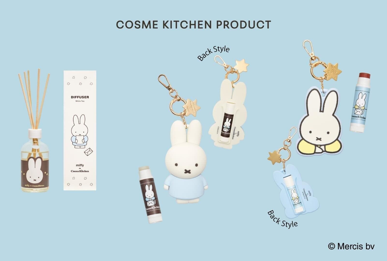 Cosme Kitchen × Miffy 第3彈聯名！紅茶香氛、米飛兔唇膏魅力無法擋，8月21日開賣全18款