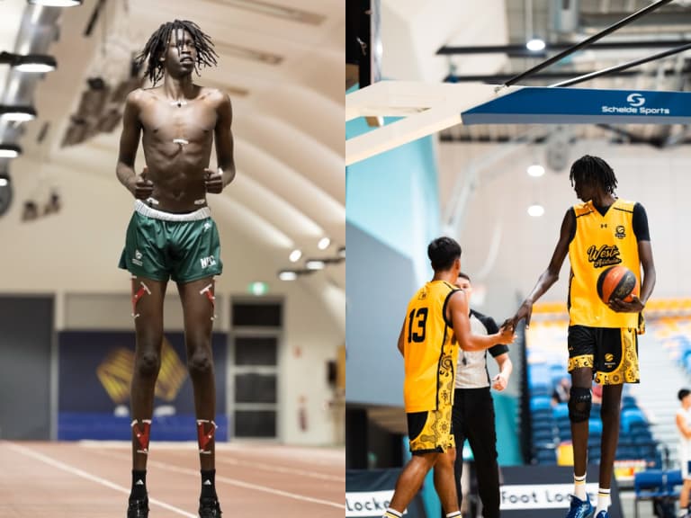18 歲澳洲中鋒 Jongkuch Mach 身高超越全 NBA 現役球員!Eurocamp 阻攻王表現超狂,美國名校搶著要?