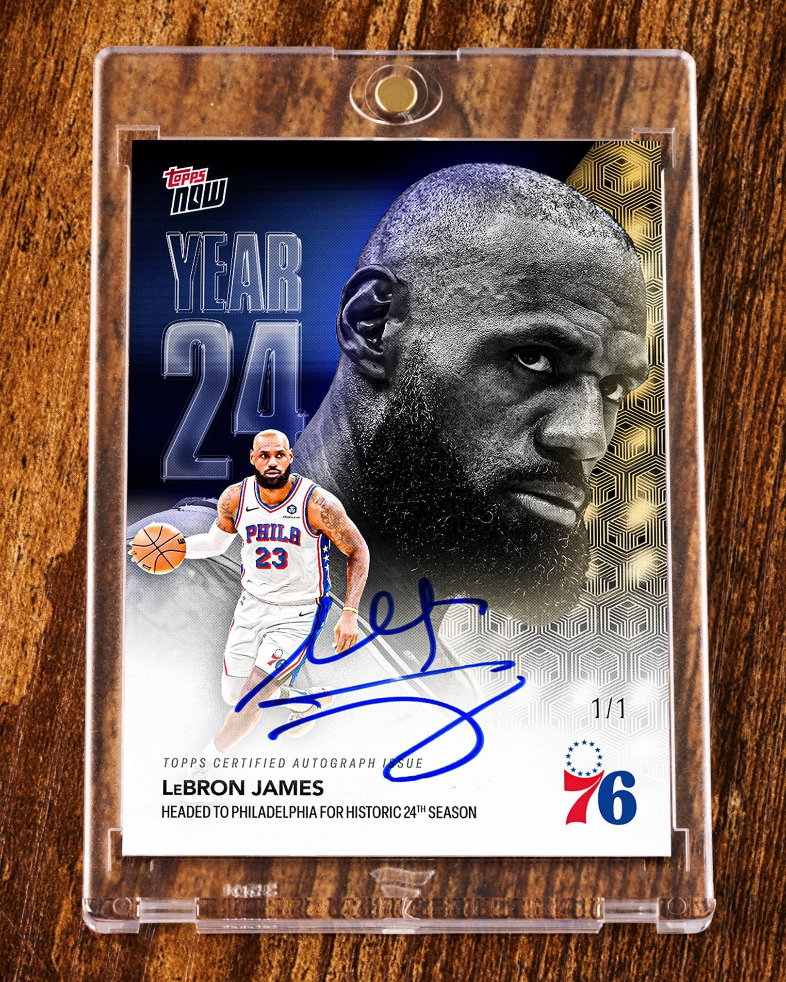 NBA／LeBron 加盟費城 76 人後首張球員卡銷量超狂！21 萬張印量創系列新高，收藏市場掀搶購潮！
