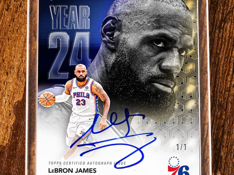 NBA／LeBron 加盟費城 76 人後首張球員卡銷量超狂！21 萬張印量創系列新高，收藏市場掀搶購潮！