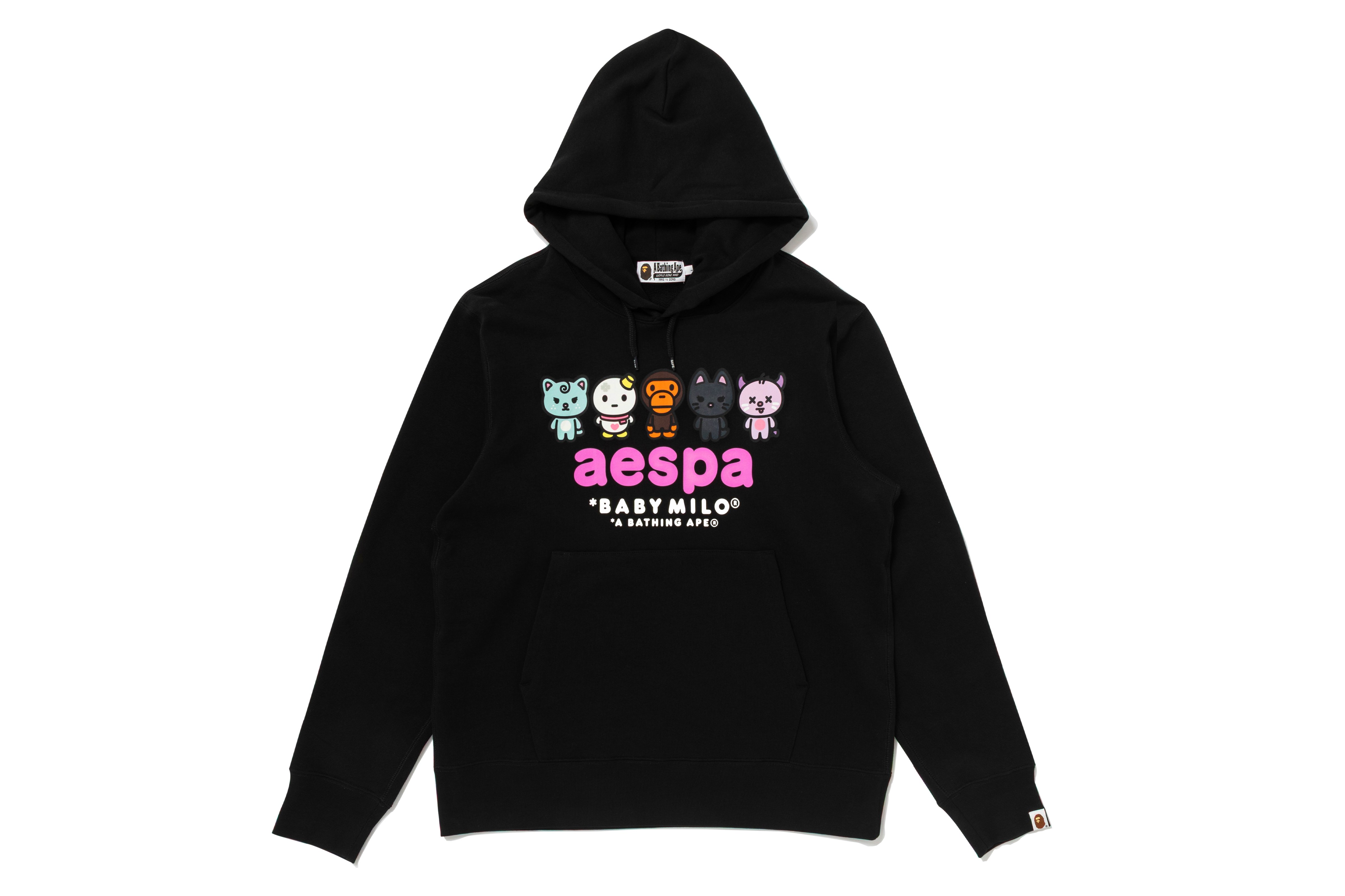 aespa 攜手 BAPE® 推出聯名系列！商品亮點、開賣時間、販售地點⋯一次看！