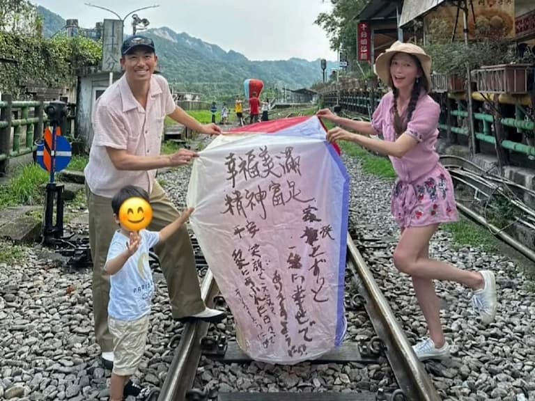 林志玲平溪放天燈照遭檢舉！恐違《鐵路法》挨罰 5 萬，她親回：「會乖乖繳罰金！」