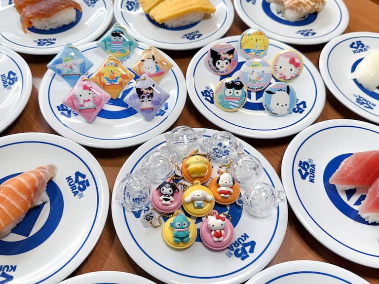 藏壽司 X 三麗鷗聯名即將登場！Hello Kitty、酷洛米⋯限定周邊、甜點、主題門市一次看！