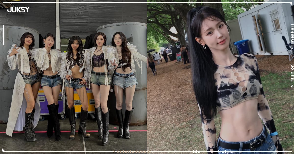 i-dle 薇娟身高 161 登 Lollapalooza 音樂節辣秀腹肌曲線!網嘆:「線條明顯到可以夾鼠人!」