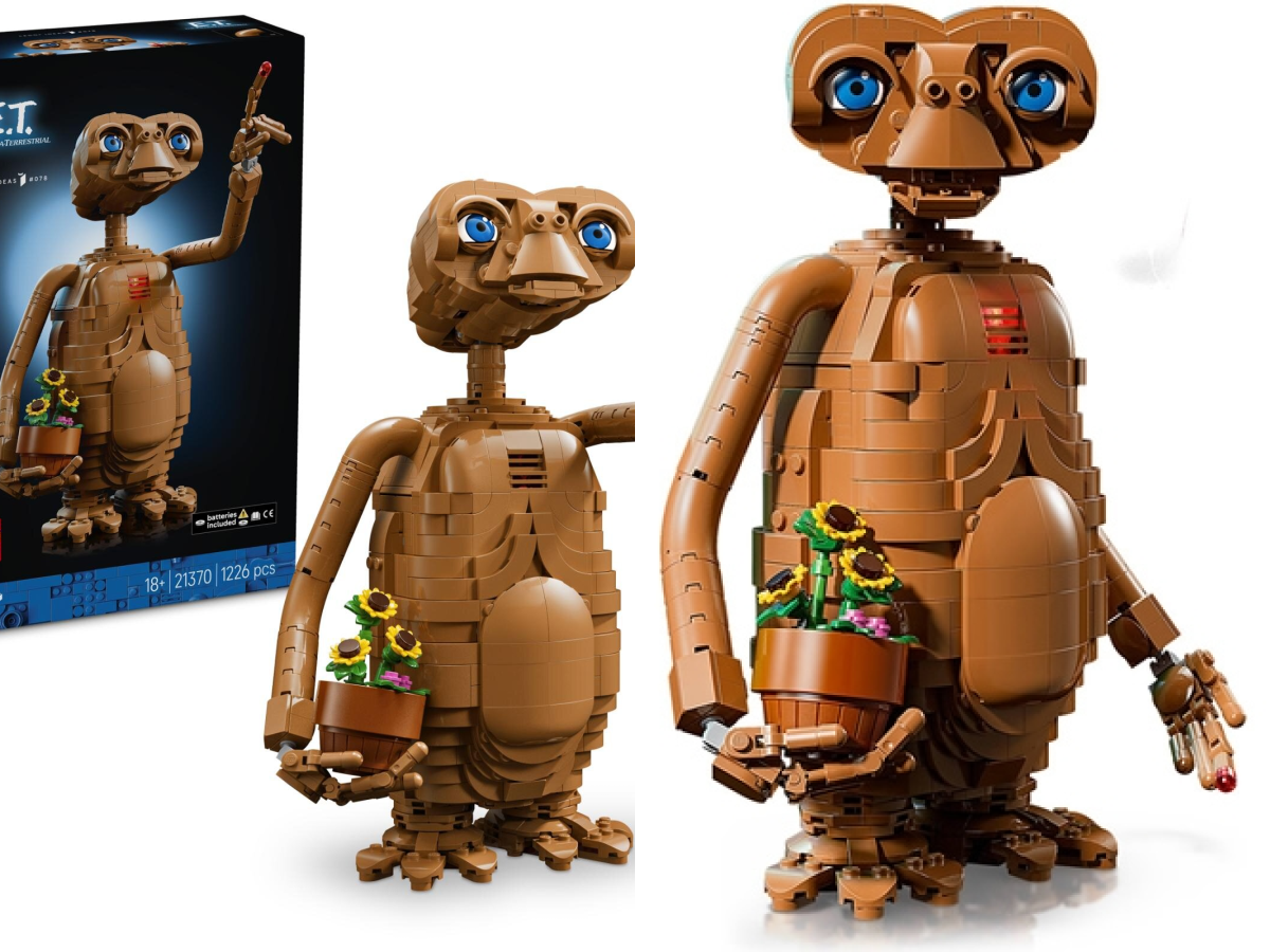樂高推出《E.T.外星人》1226片積木組！指尖發紅光、心臟會發光8月1日開賣