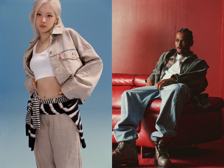 Levi's × ROSÉ、Shai 全球形象企劃上線！「Loose Prep 慵懶感」成潮流，兩大巨星截然不同風格必看！