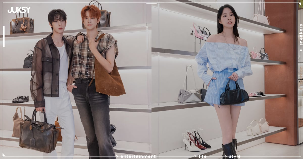 FLARE U 台灣成員崔立于帶隊友回家!攜手程予希一同亮相 CHARLES & KEITH 南西門市開幕活動!
