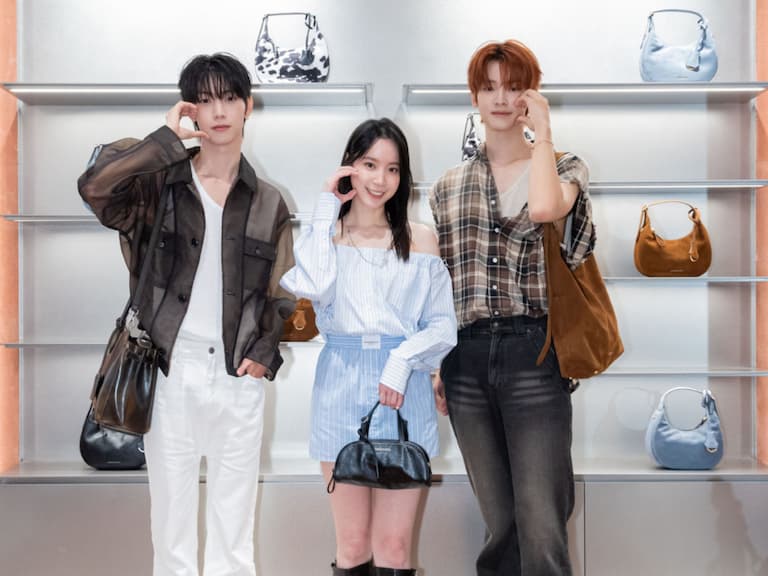 FLARE U 台灣成員崔立于帶隊友回家！攜手程予希一同亮相 CHARLES ＆ KEITH 南西門市開幕活動！