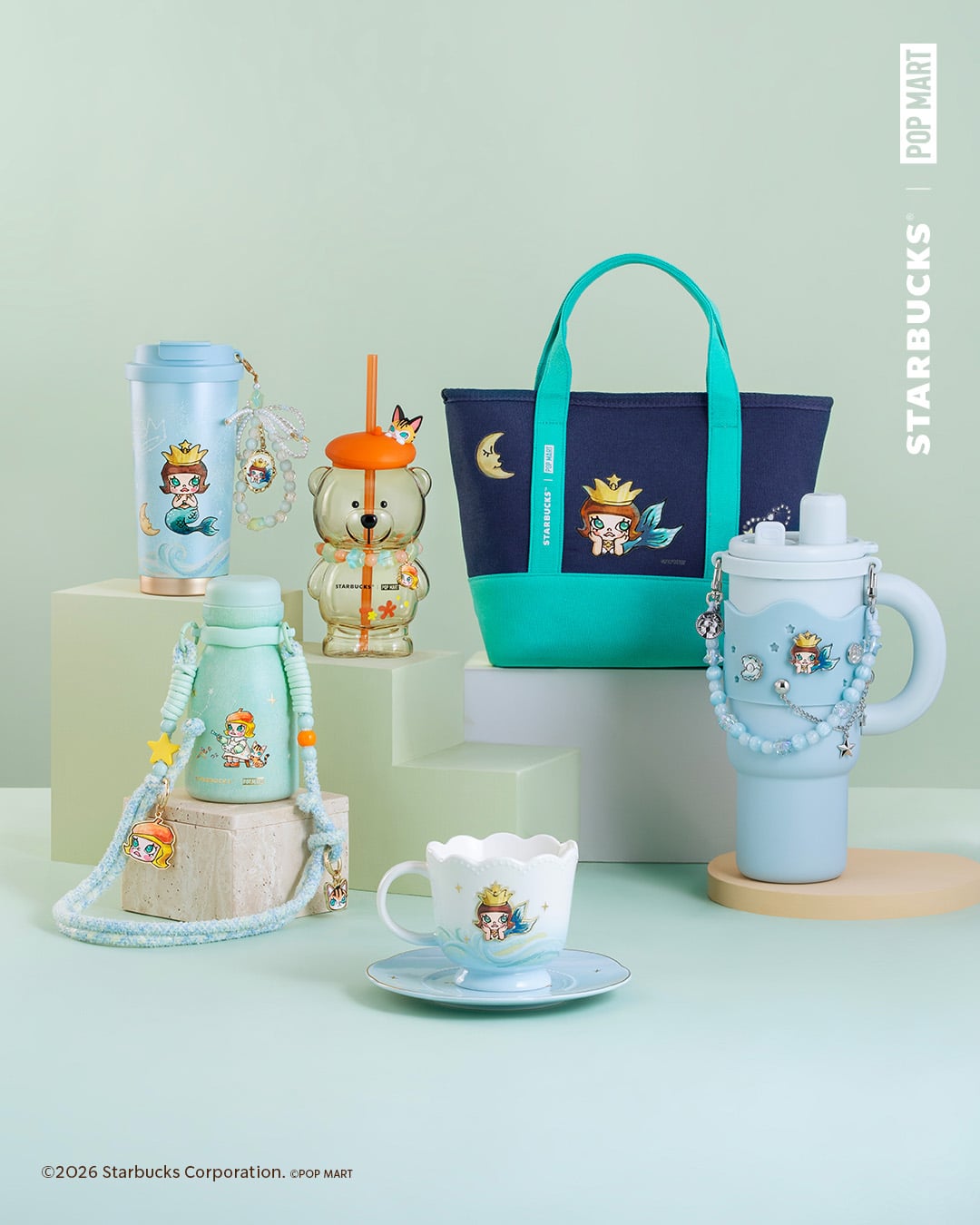 星巴克ＸPOP MART 聯名登場！MOLLY 20 週年限定周邊、飲品、活動資訊一次看！
