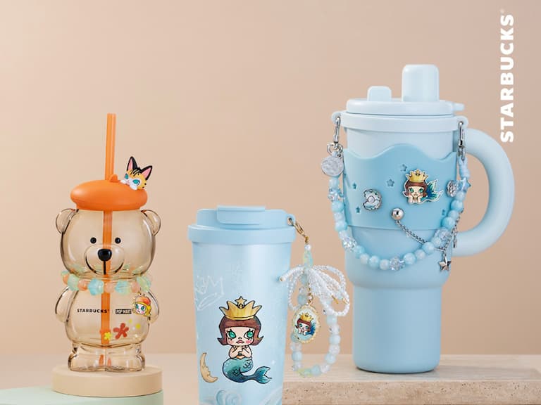 星巴克ＸPOP MART 聯名登場！MOLLY 20 週年限定周邊、飲品、活動資訊一次看！