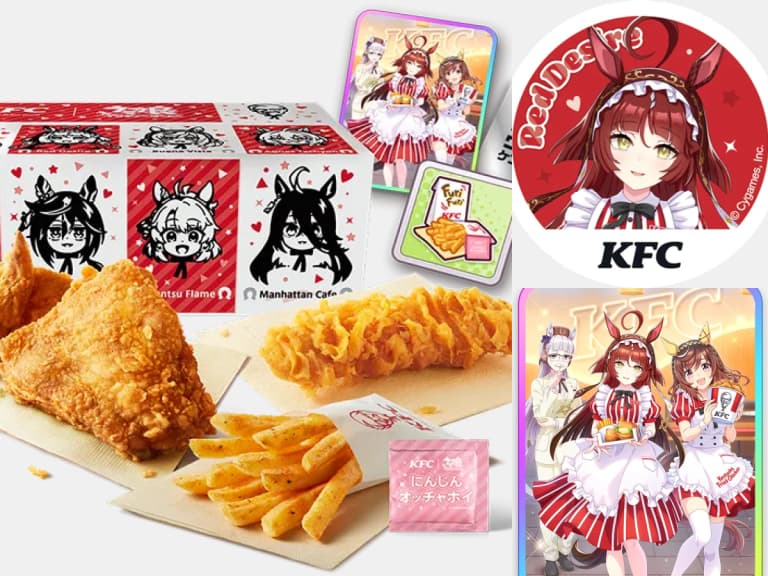 KFC × 賽馬娘聯名爆紅！史上首創原創商品登場，18款卡片+遊戲SSR序號一次集滿！