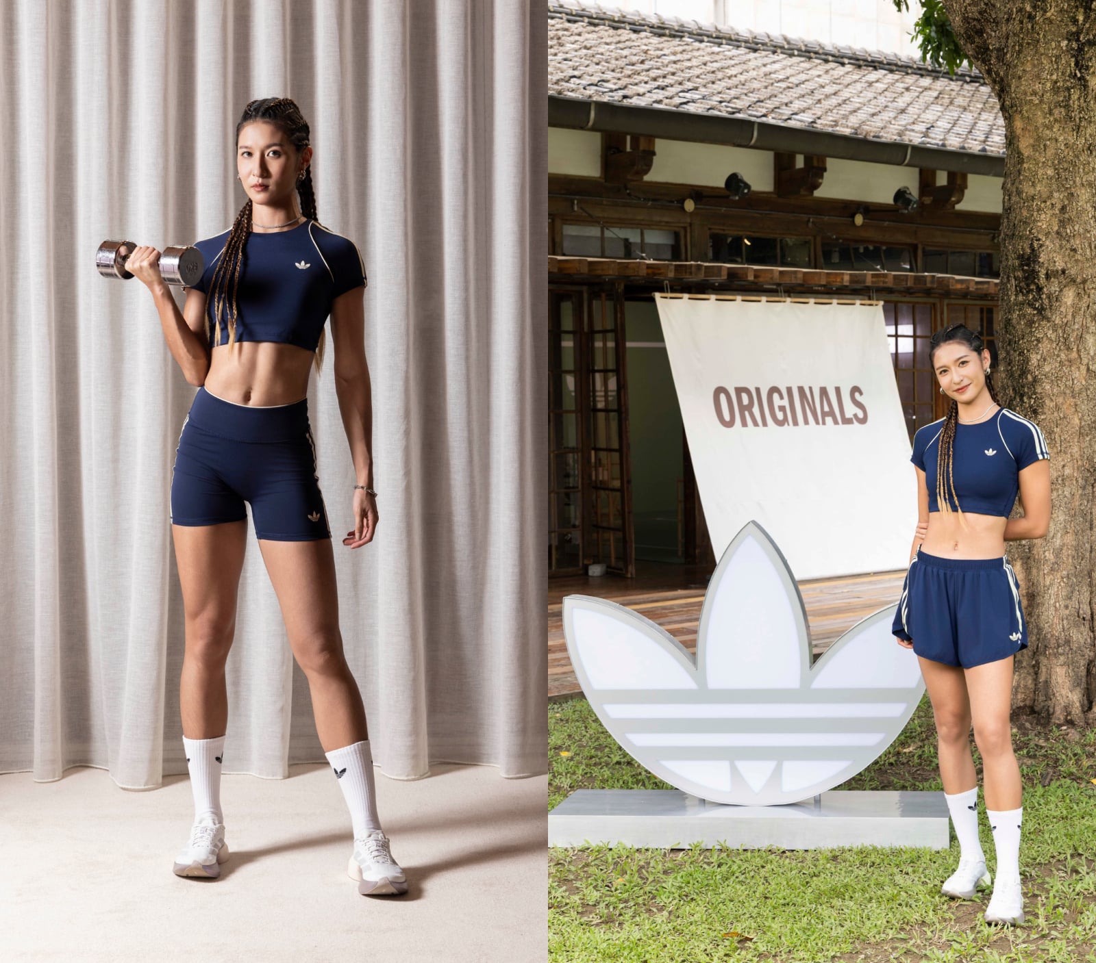 楊謹華、陳華、廖晏均示範 adidas Originals 全新女性服飾系列!「這件」穿上秒瘦 5 公斤!